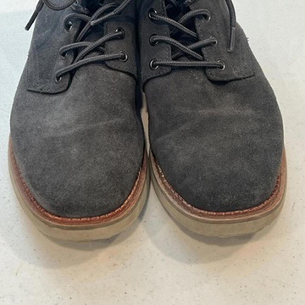 TOMS Mens Boot Porter Charcoal Gray Suede Boots Suede Boots Lace Up Mens sz 12 - Picture 9 of 9